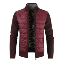 Męska zimowa gruba bluza polarowa sweter męski jesień ciepłe swetry, kurtki dzianina casualowa odzież Cardigan Plus rozmiar 3XL 1
